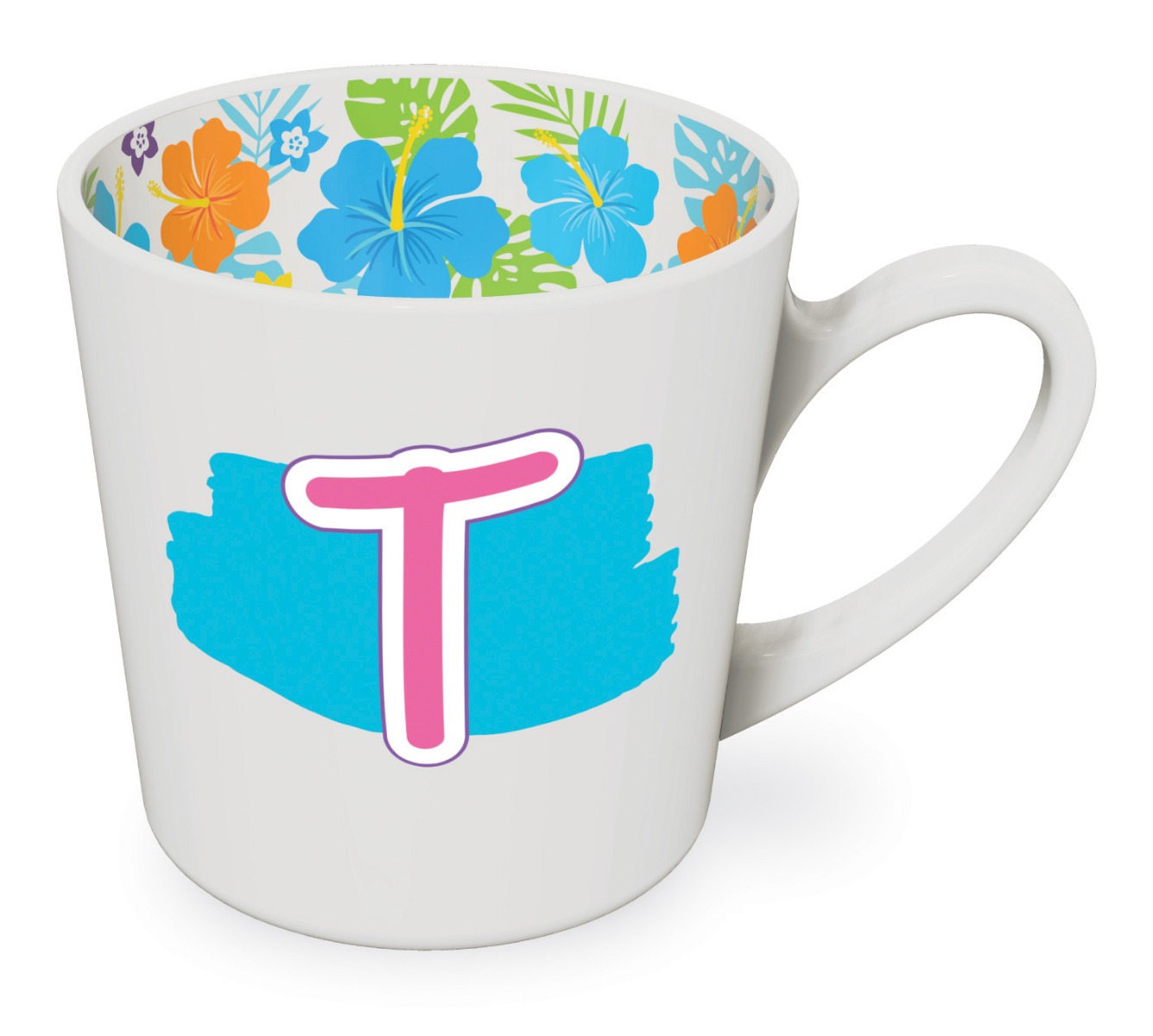 T motif mug female