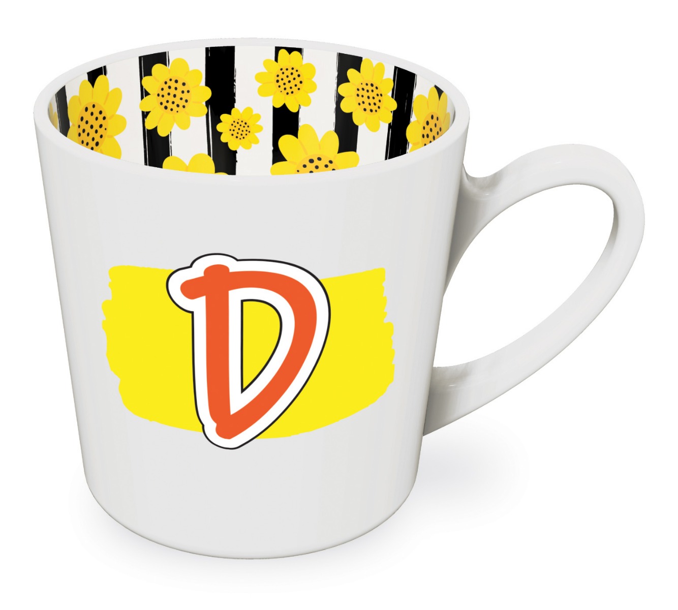 D motif mug female
