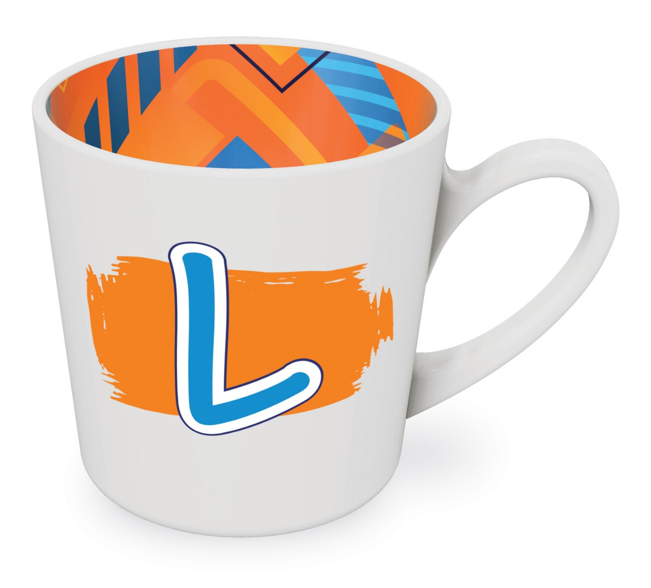 L motif mug male