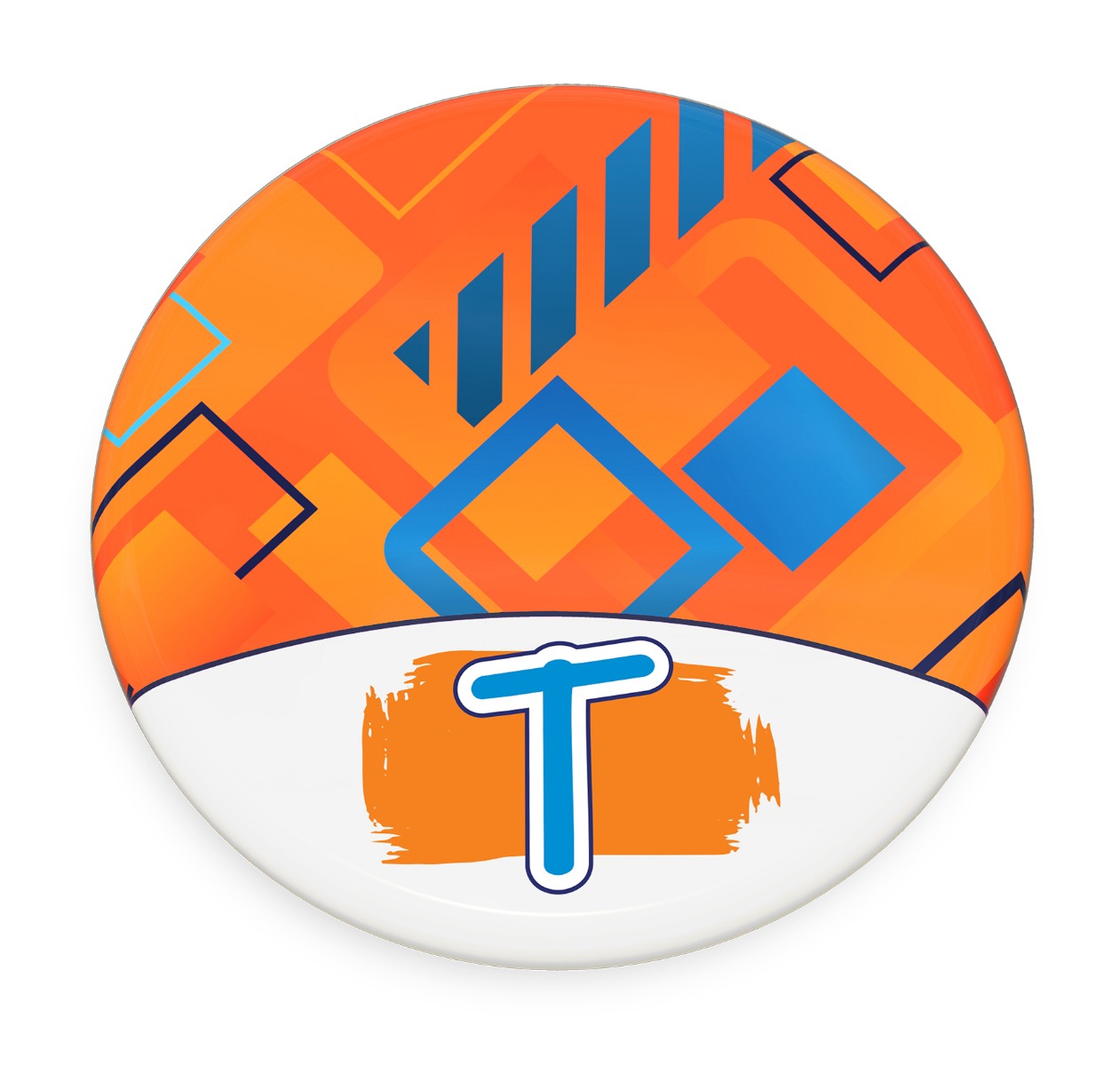T motif coaster male
