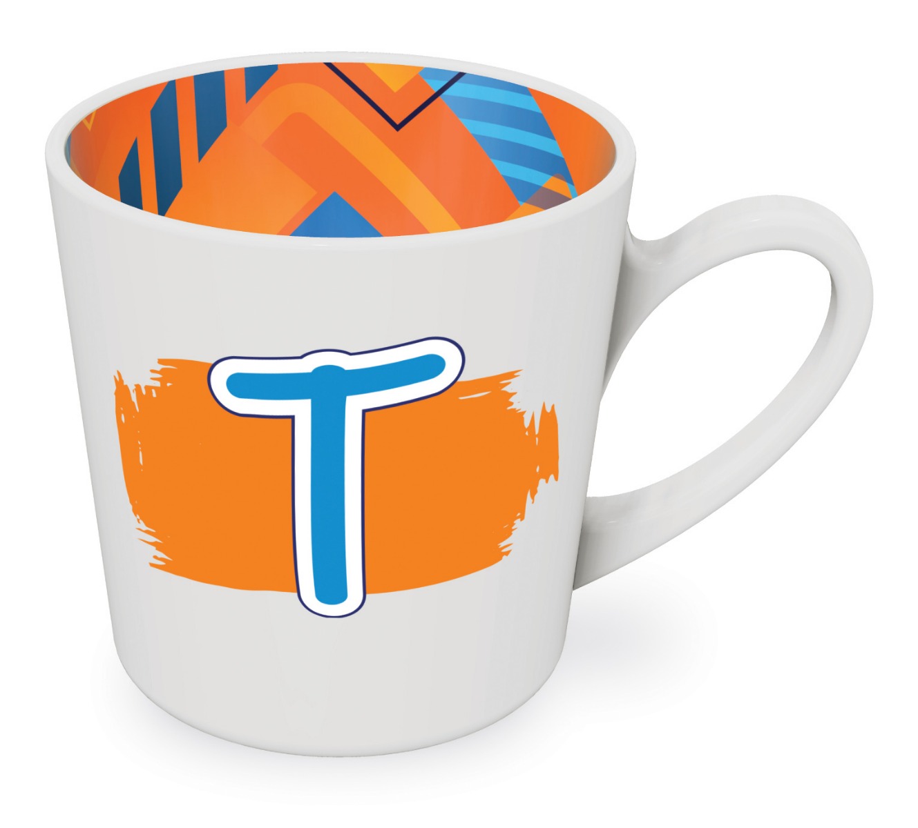 T motif mug male