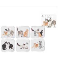 Purrrfect Moments 6pk Coaster