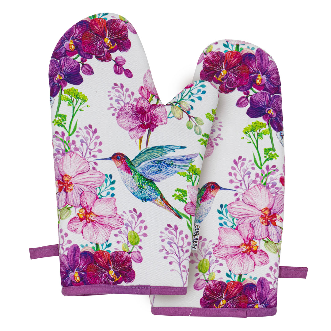 Birds & Blooms 2pk Oven Mitt