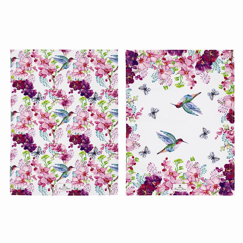 Birds & Blooms 2pk Kitchen Towel