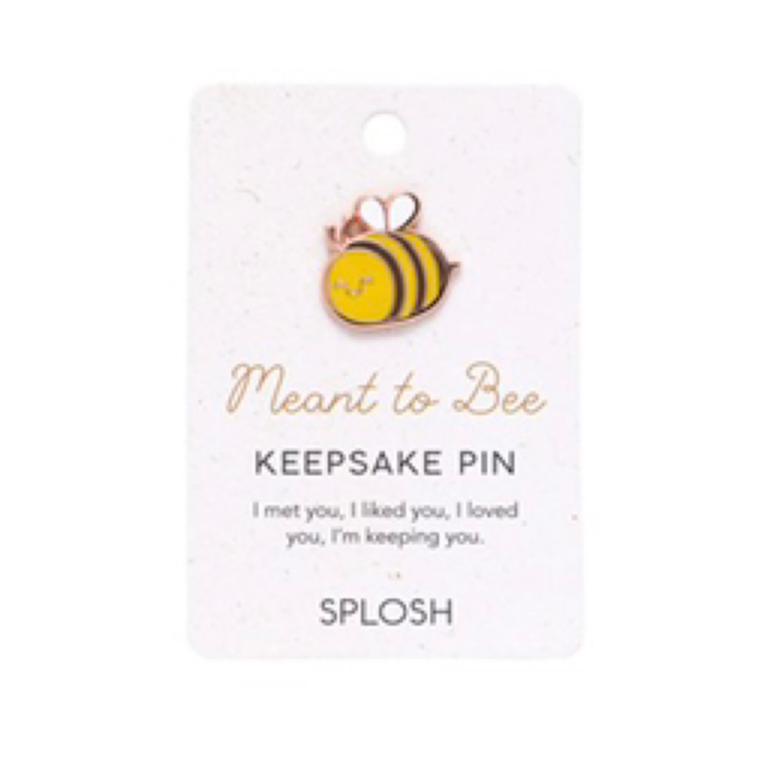 Valentines Day Meant To Bee Keepsake Pin