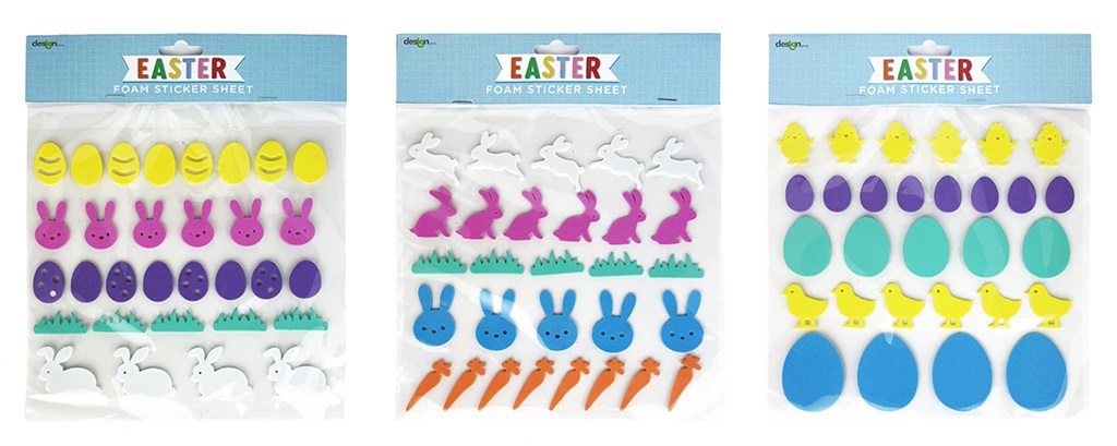 Foam Sticker Sheets Easter