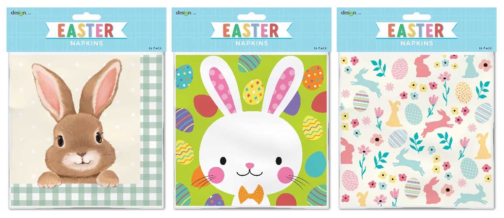 Easter Bunny Napkins 16pk