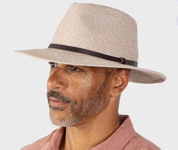 Darby Fedora Hat - Mix Camel