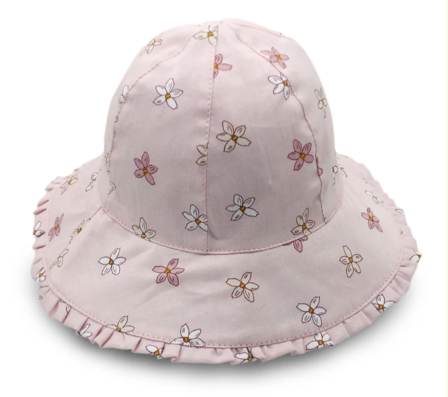 Mae Bucket Hat - Pink Flowers