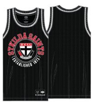 St Kilda Saints Youths Basketball Singlet