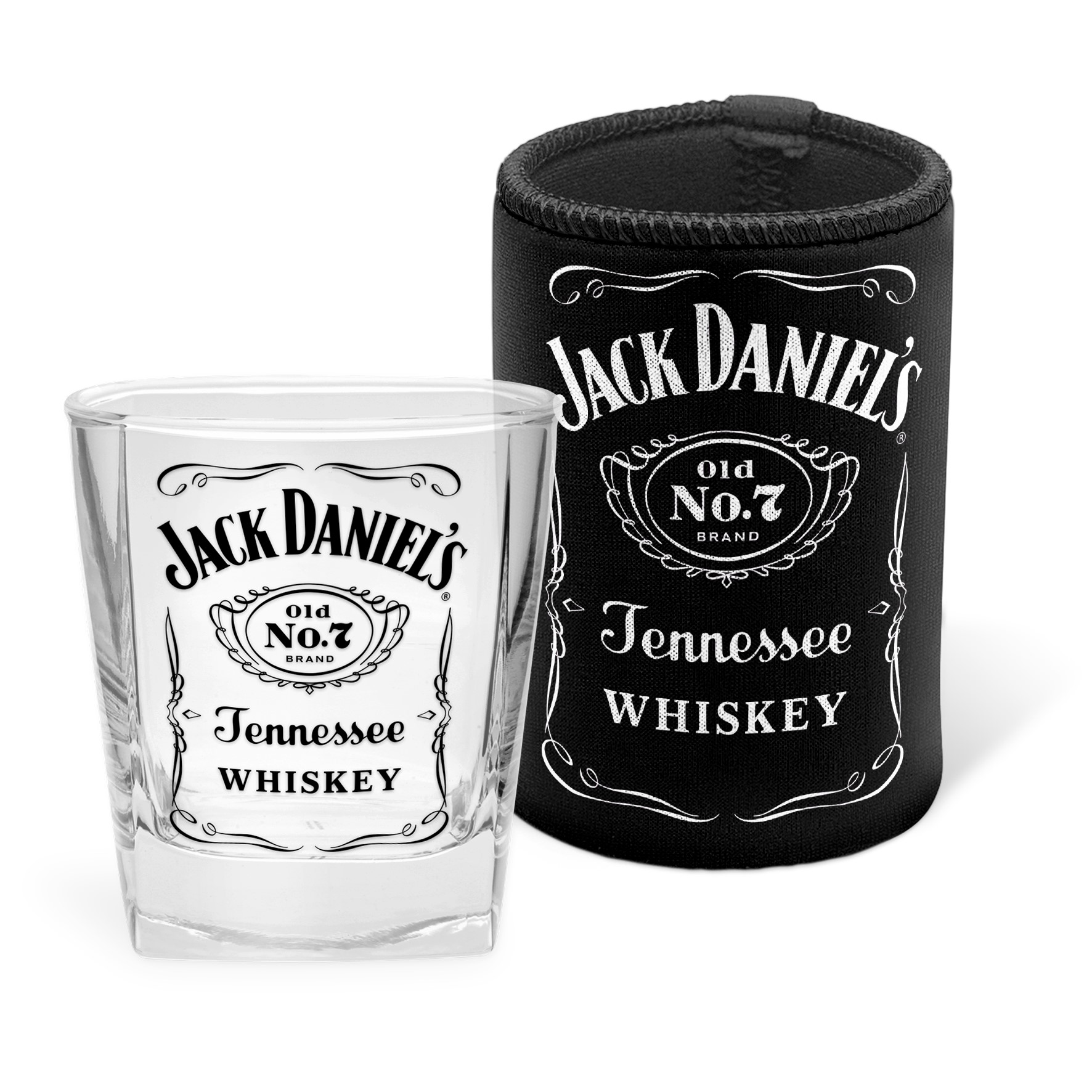 Jack Daniel's spirit Glass and Can Cooler Pack
