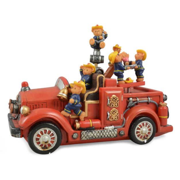 Bears Fire Engine Music Box