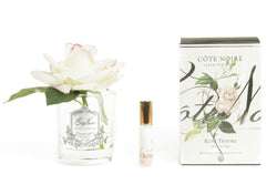 Perfumed Natural Touch Single Rose - Clear - Pink Blush