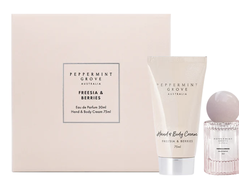 Freesia & Berries Eau de Parfum & Hand & Body Cream Gift Set