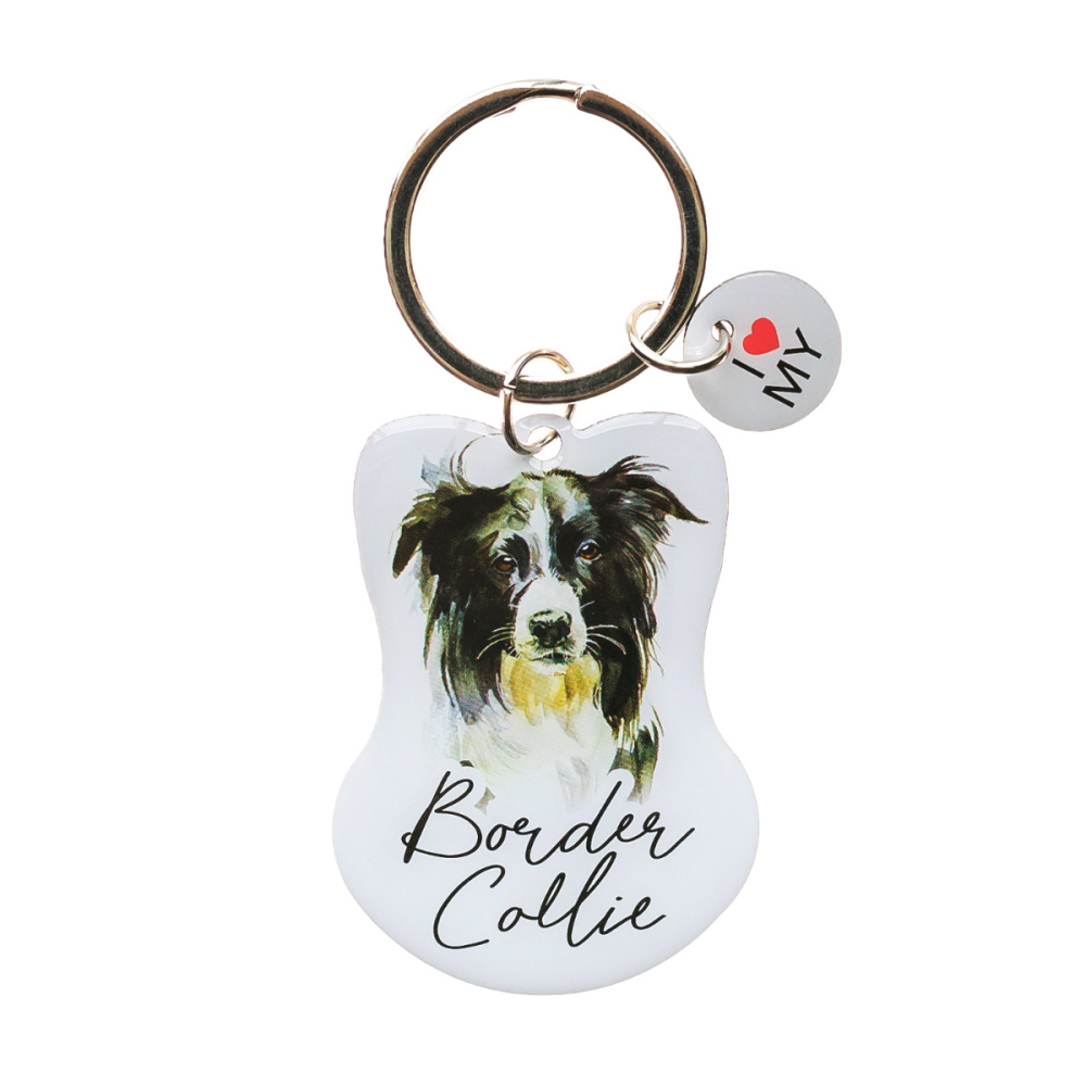 Pet Keyring Border Collie