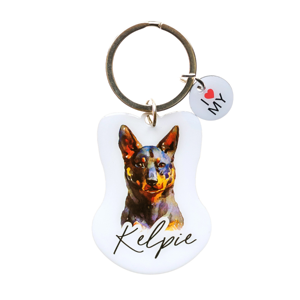 Pet Keyring Kelpie