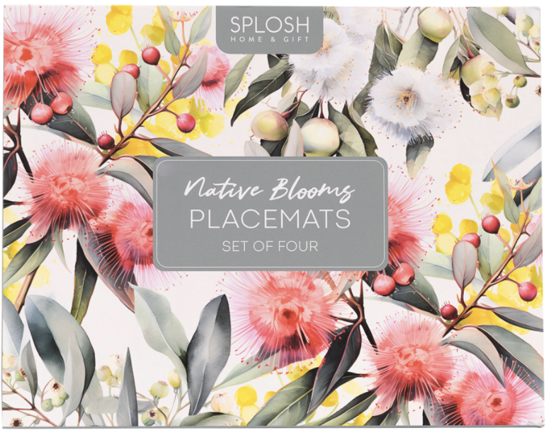 Native Blooms Placemats Set Of 4
