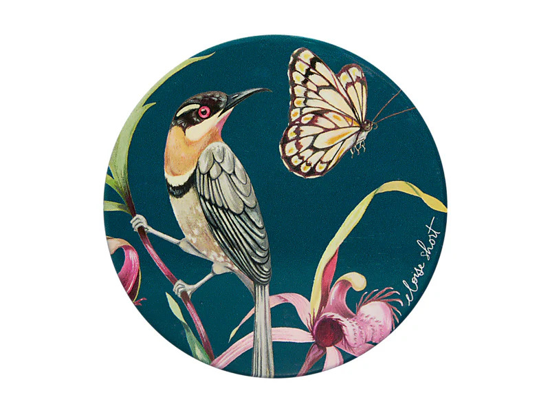 Eloise Ceramic Round Coaster Spinebill Hone
