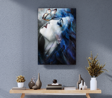 Whimsical Beauty Tempered Glass Wall Art