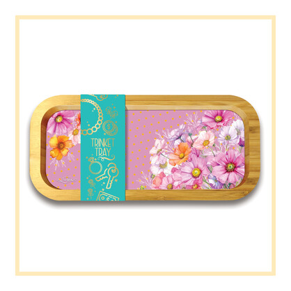 Bamboo Trinket Tray Wistful Wildflowers