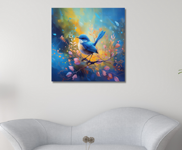 Whispering Wings Tempered Glass Wall Art
