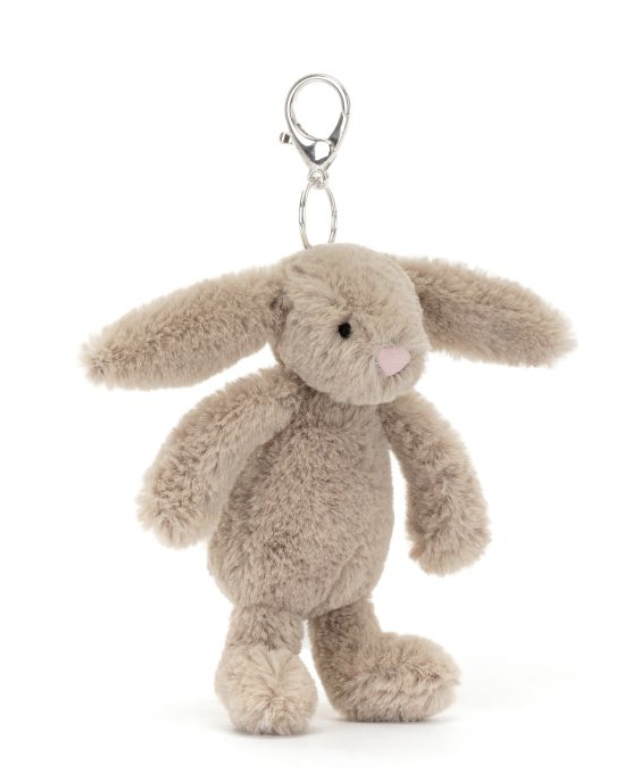 Bashful Beige Bunny Bag Charm