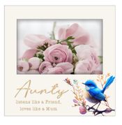 Mystical Blooms Epoxy Photo Frame 4x6in - Aunty