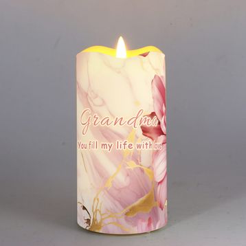Twilight LED Candle Blooming Elegance - Grandma