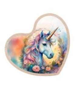 Luminous Heart - Majestic Unicorn