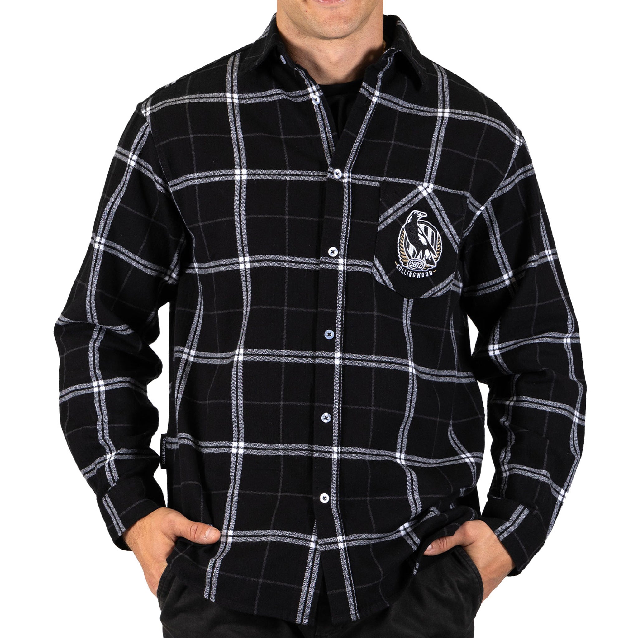 AFL Collingwood 'Mustang' Flannel Shirt 4XL