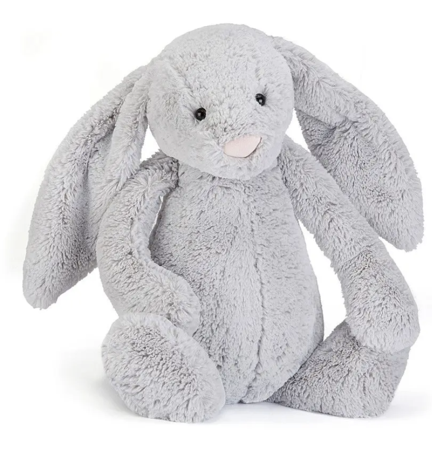 Bashful Silver Bunny Huge
