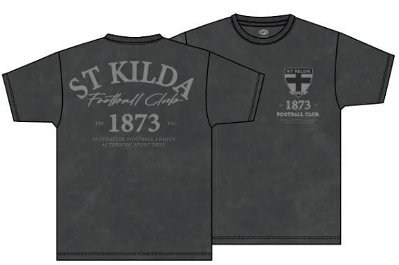 St Kilda Saints Acid Wash Tee
