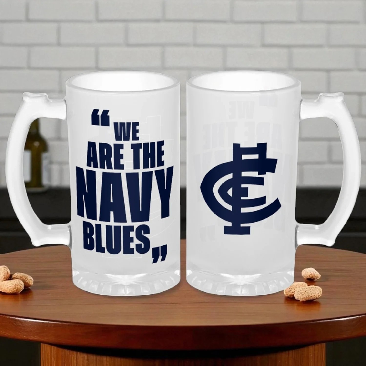 Carlton Blues Stein Frosted 500ml