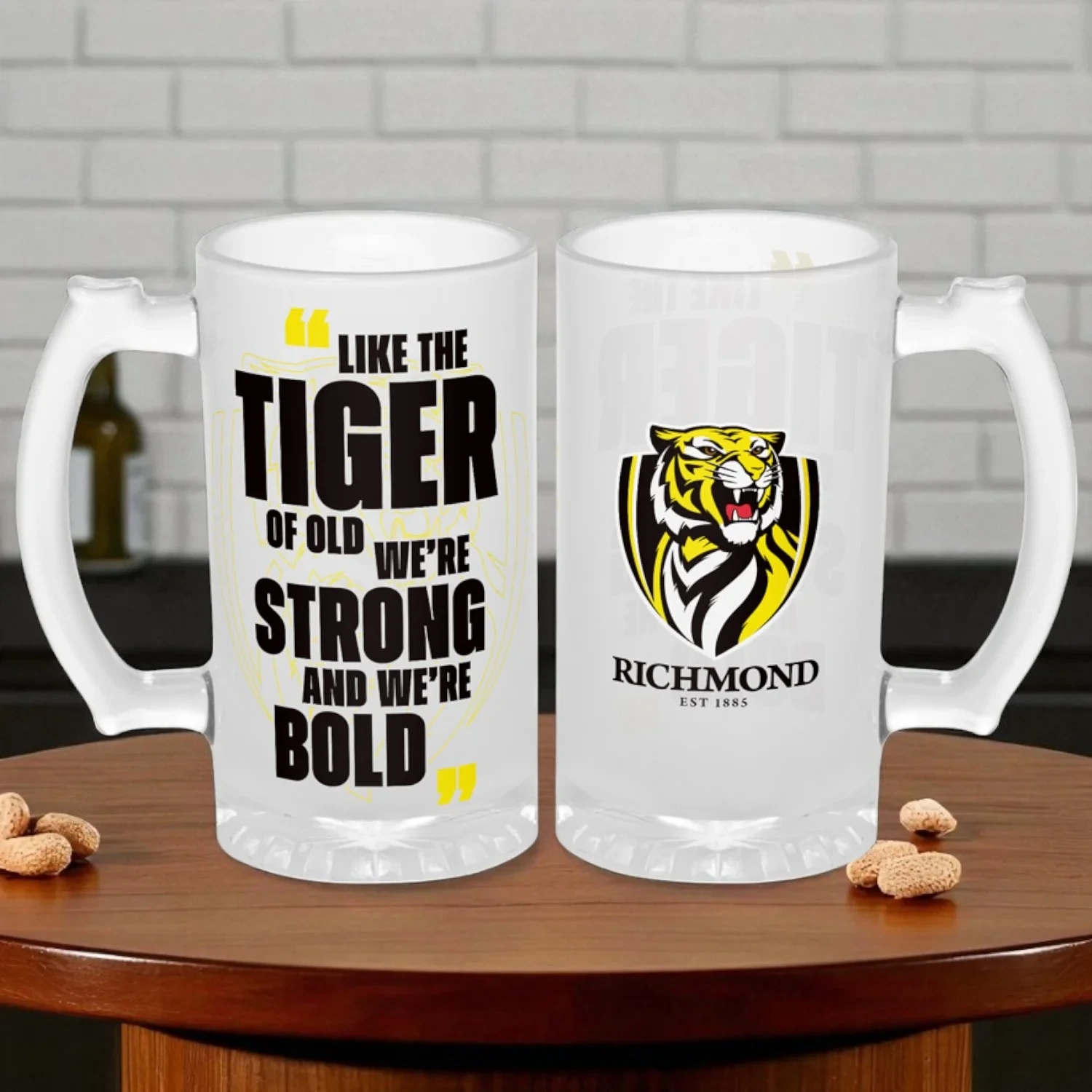 Richmond Tigers Stein Frosted 500ml