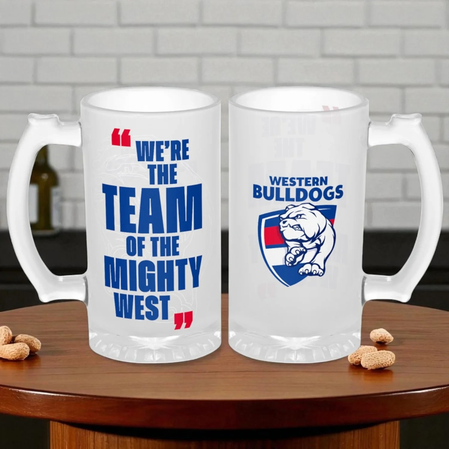 Western Bulldogs Stein Frosted 500ml