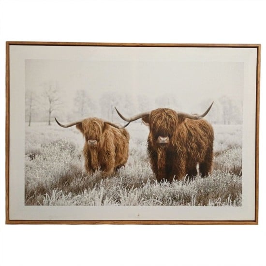 Highland Canvas Gold Sparkles