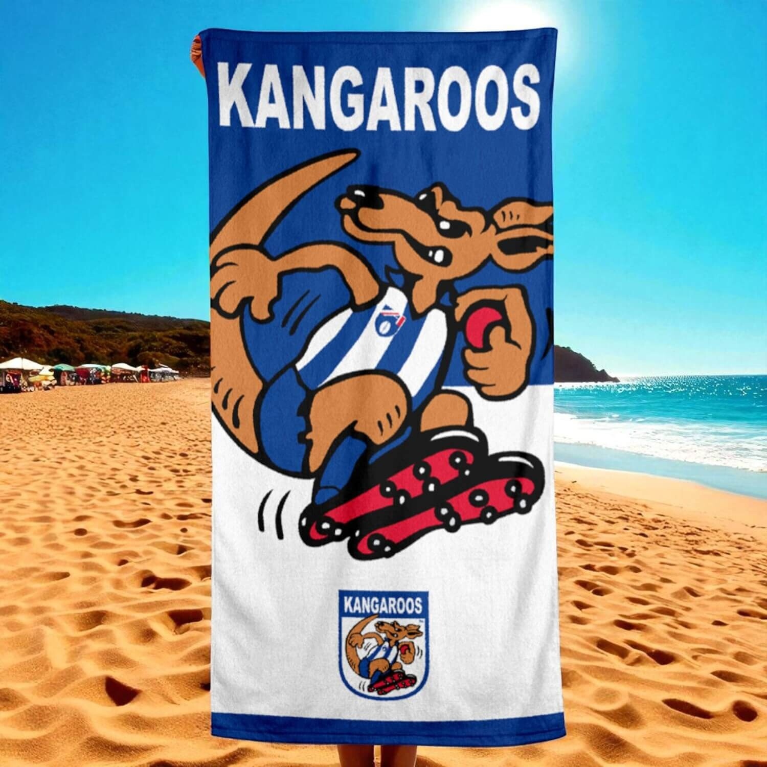 North Melbourne Jumbo Beach Towel