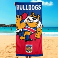 Western Bulldogs Jumbo Beach Towel