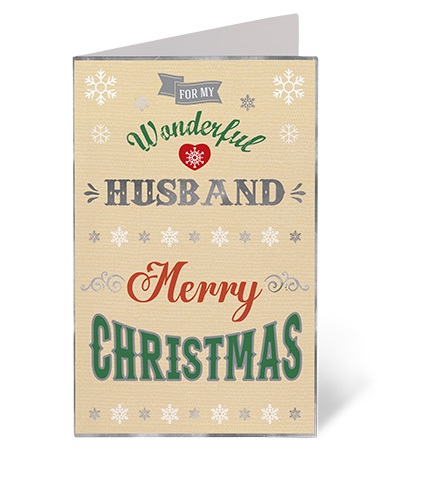 Elegance Card Husband
