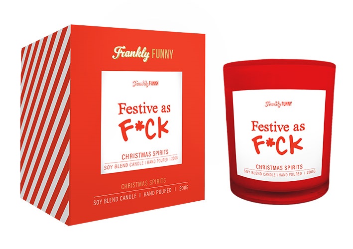 Festive as F--- Candle