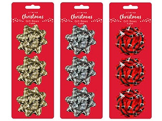 Christmas Bows 3Pk