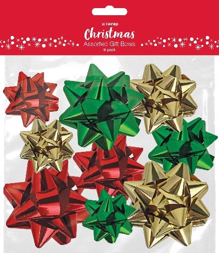 Christmas Bows 9Pk