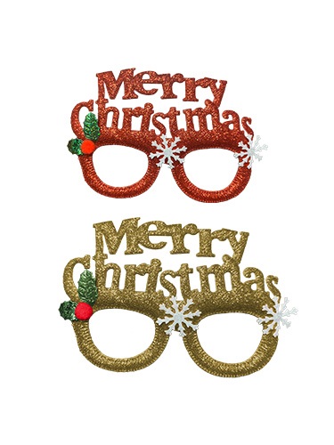 Xmas Glittered Glass's