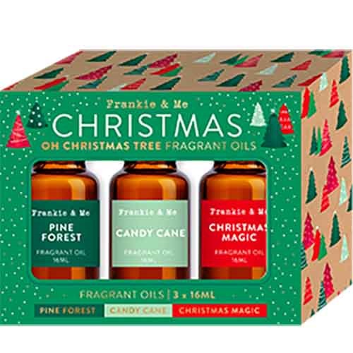 Xmas Fragrance Oil Christmas Tree 3pk