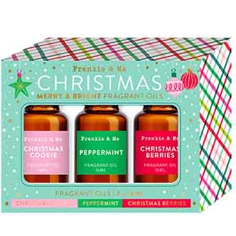 Xmas Fragrance Oil Merry and Bright 3pk