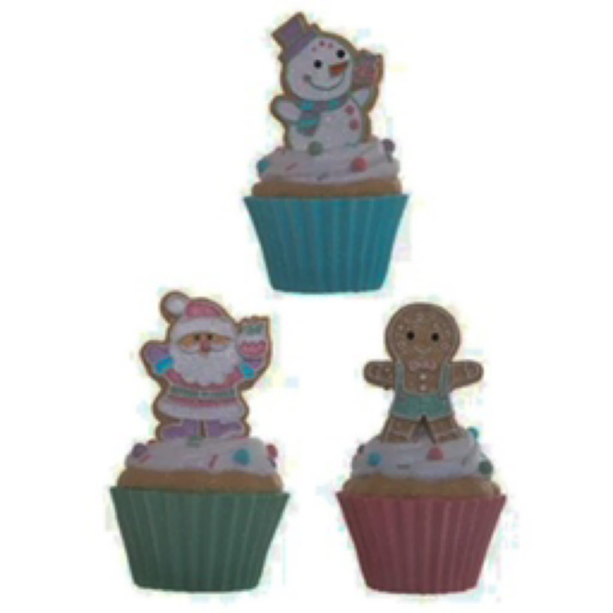 Fairy Floss Christmas Cupcakes