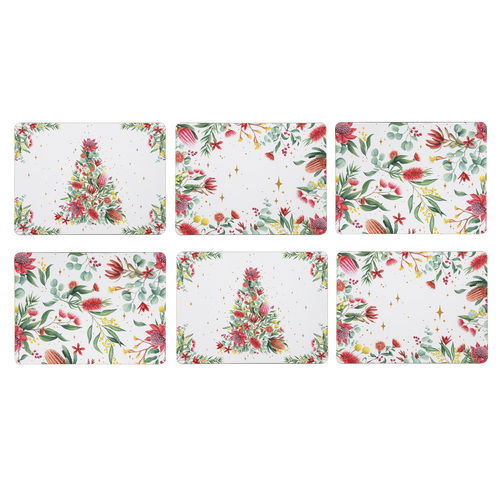 Twinkling Blooms 6pk Placemat