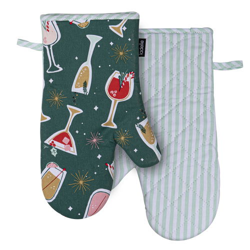 Let's Get Merry 2pk Oven Mitt
