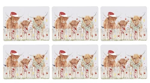 Coo Christmas 6pk Placemat