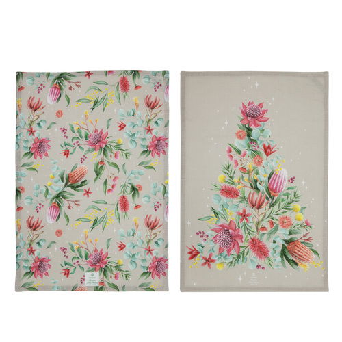 Twinkling Blooms 2pk Kitchen Towel